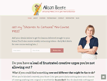 Tablet Screenshot of alisonbeere.com